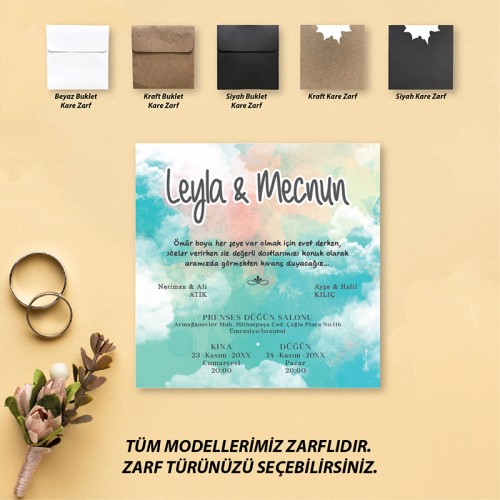 Beren Kare Davetiye 1749 - Yaren Davetiye